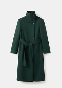 Manteco wool coat with belt