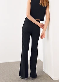 High-waist suits trousers