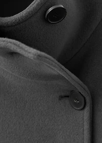 Woollen coat with belt