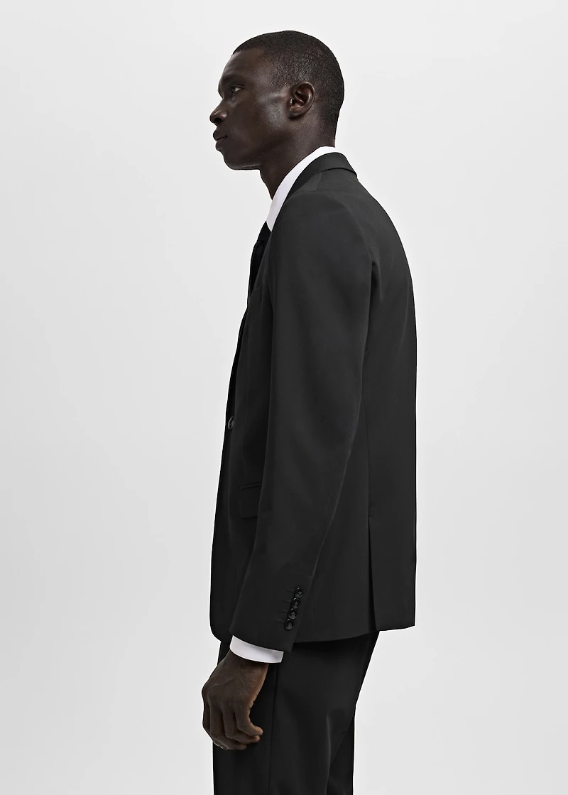 Super slim-fit suit jacket stretch fabric