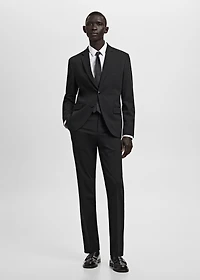 Super slim-fit suit jacket stretch fabric