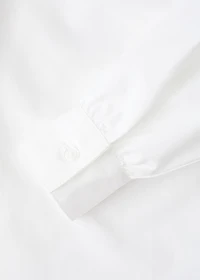 Cotton shirt with embellishments