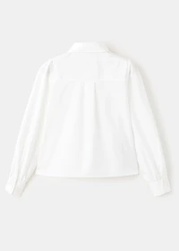 Cotton shirt with embellishments
