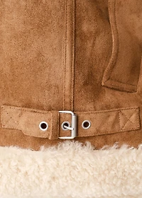 Double-faced shearling jacket