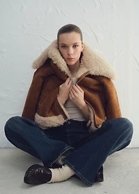 Double-faced shearling jacket