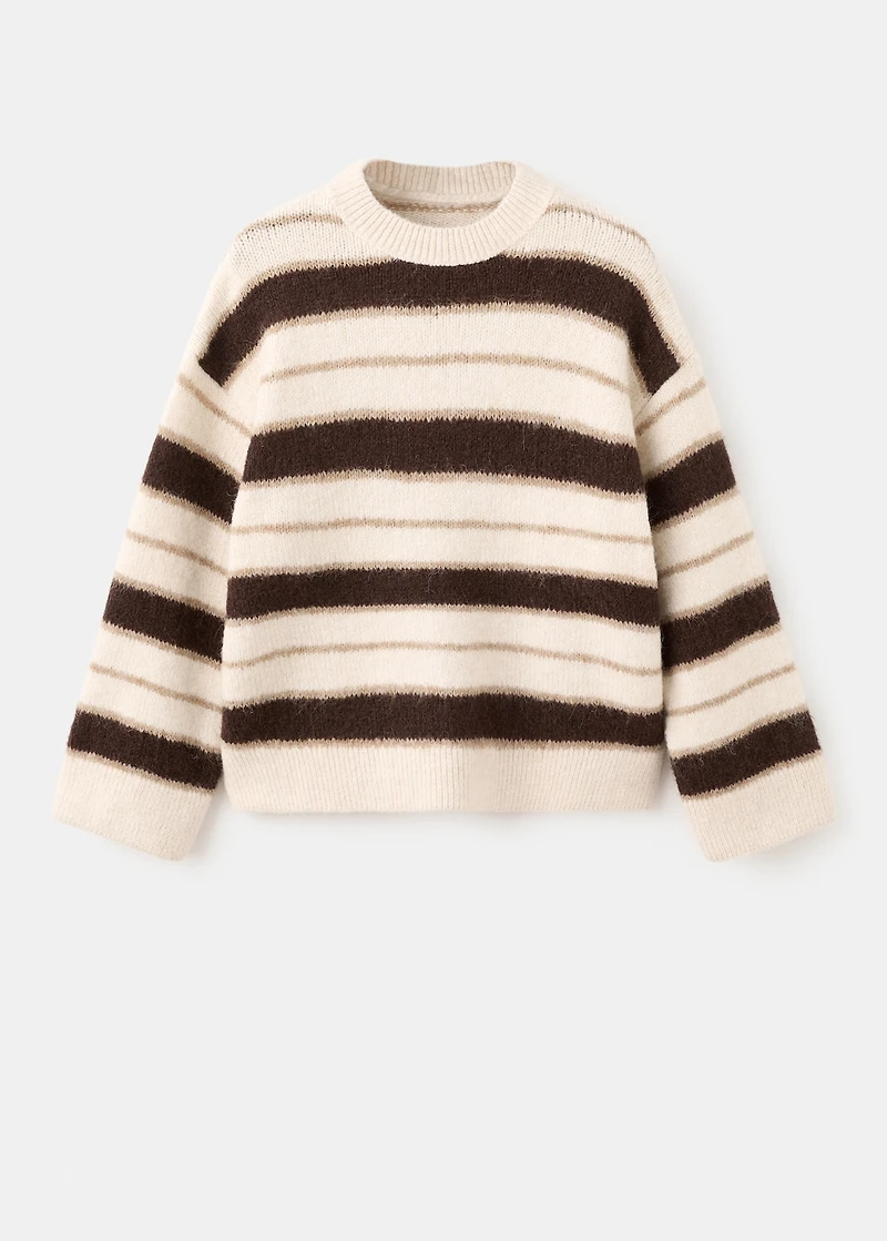 Knit striped sweater