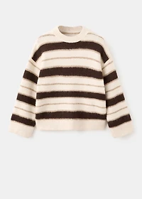 Knit striped sweater