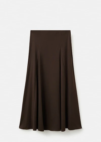 A-line skirt with godets