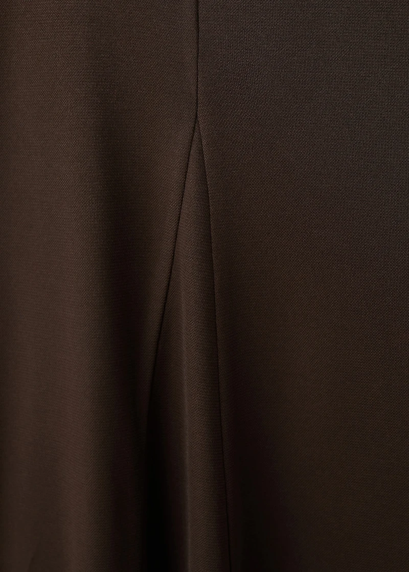 A-line skirt with godets