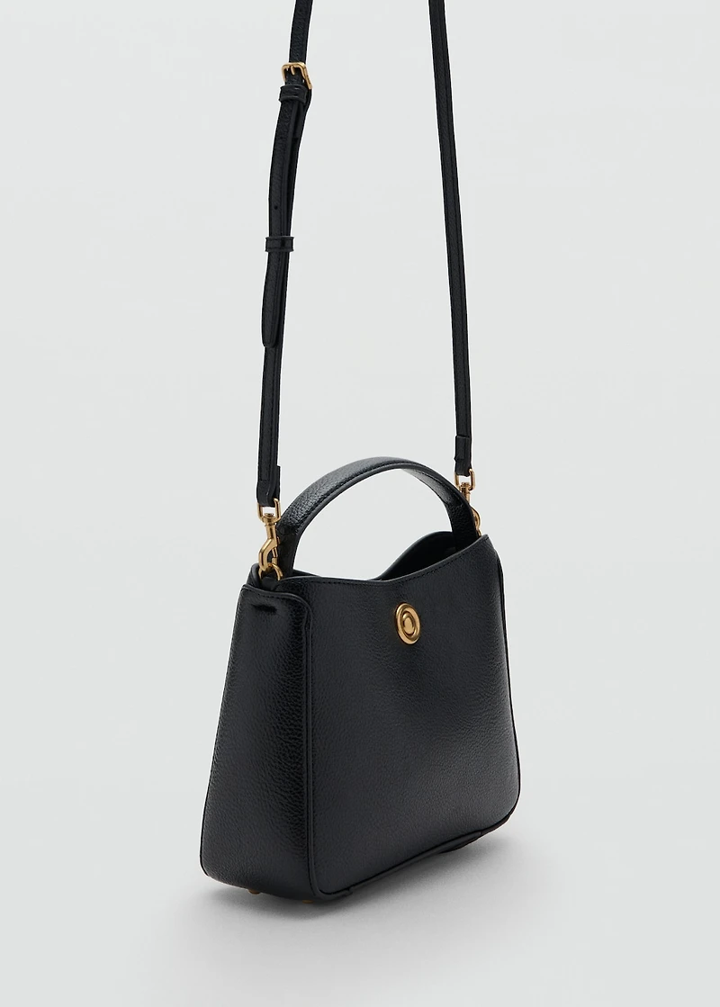 Small bucket bag with metal detail