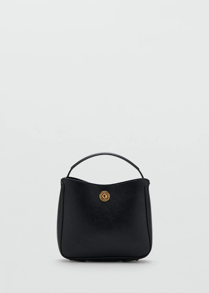 Small bucket bag with metal detail