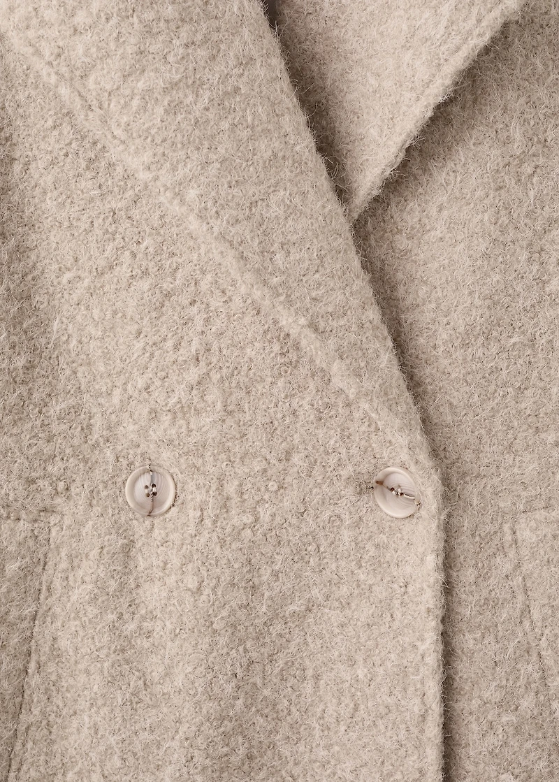 Lapels bouclé coat