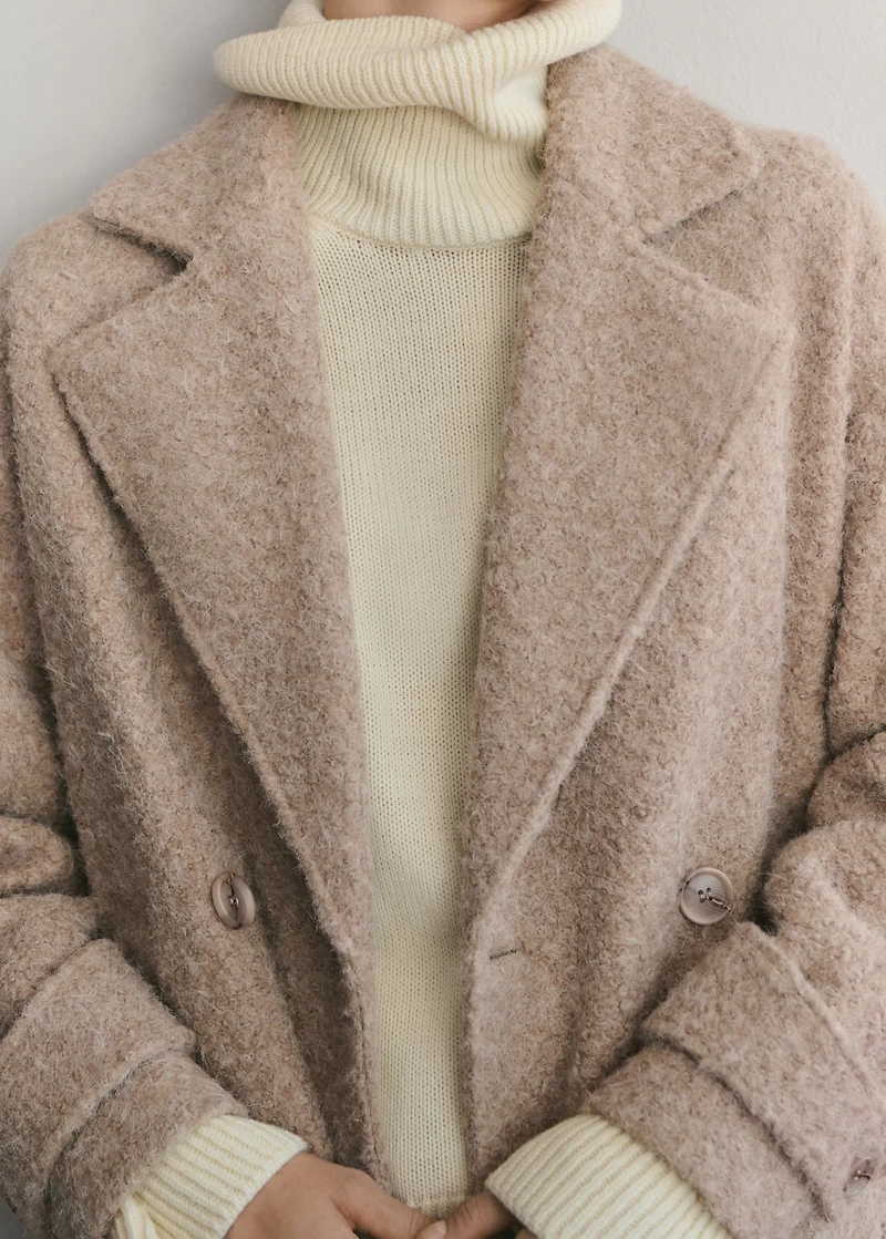 Lapels bouclé coat