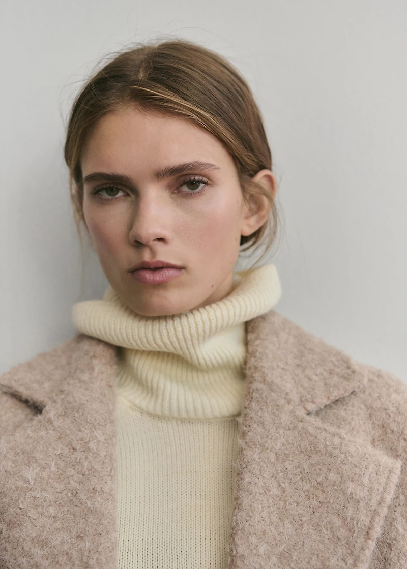 Lapels bouclé coat