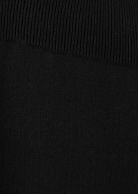 Side slit knit pants