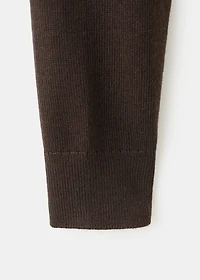 Knitted button cardigan