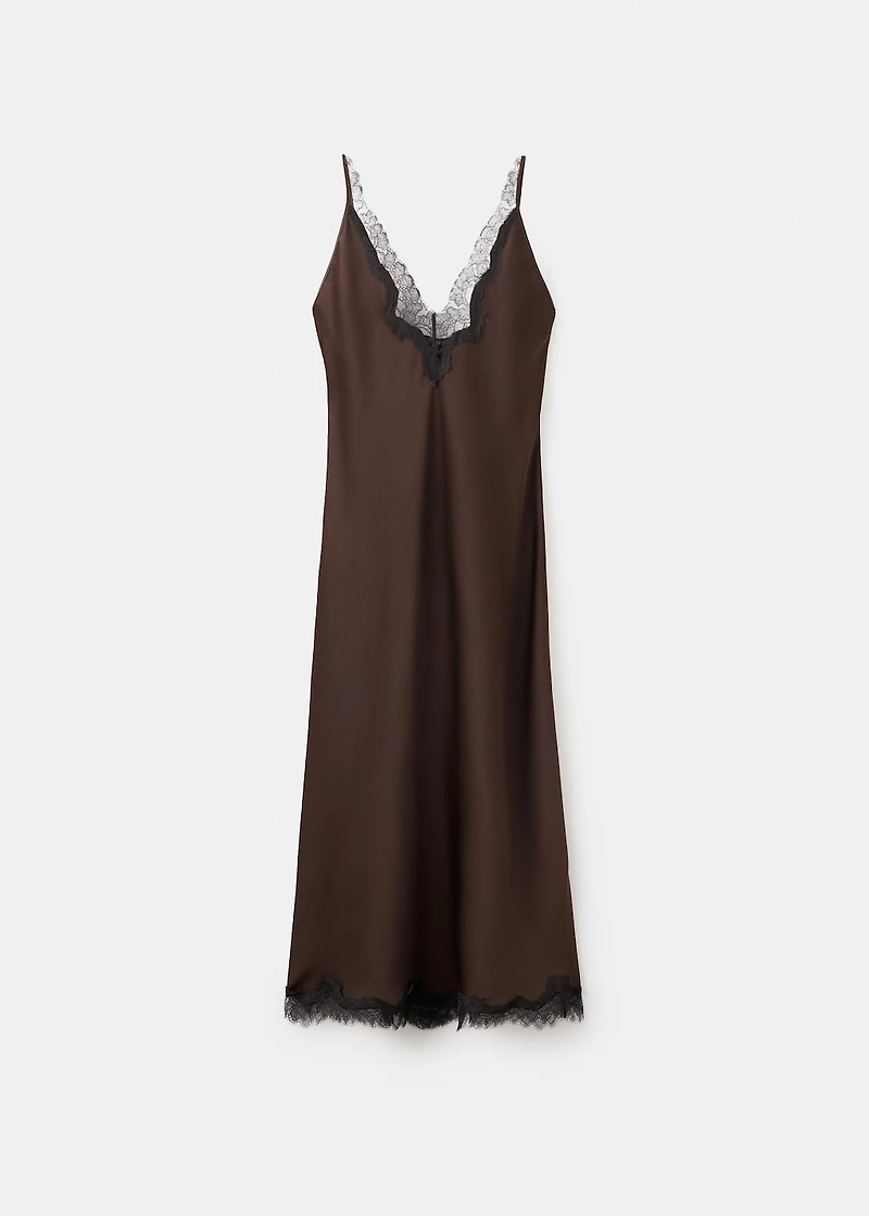 Satin camisole dress