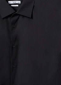Slim fit stretch cotton suit shirt