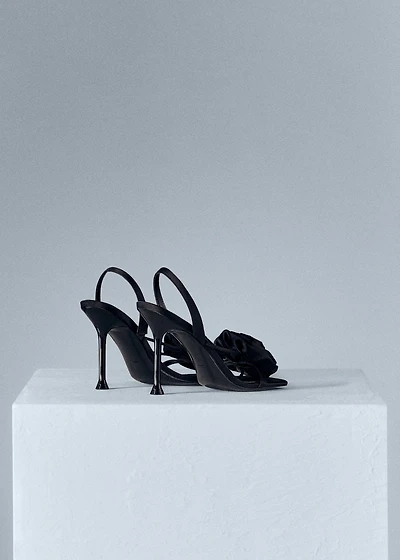 Maxi flower heeled sandal