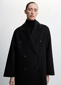 Handmade oversized wool coat