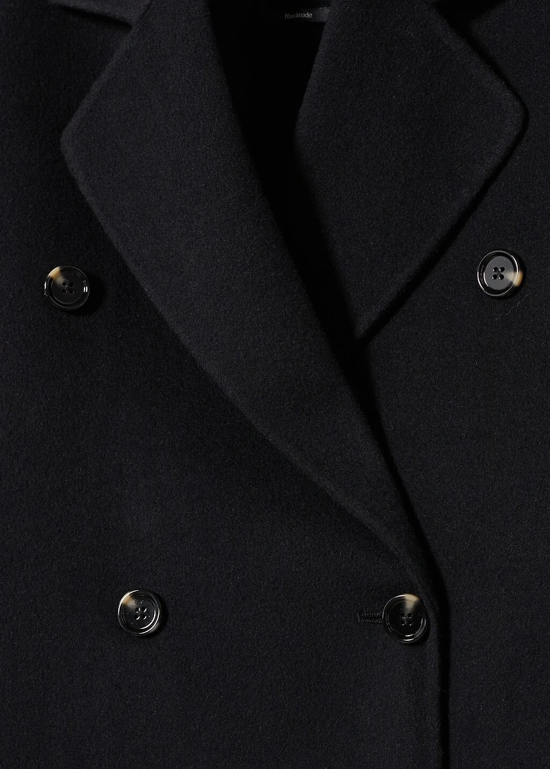 Handmade oversized wool coat