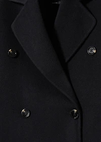 Handmade oversized wool coat