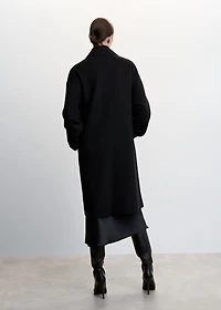 Handmade oversized wool coat