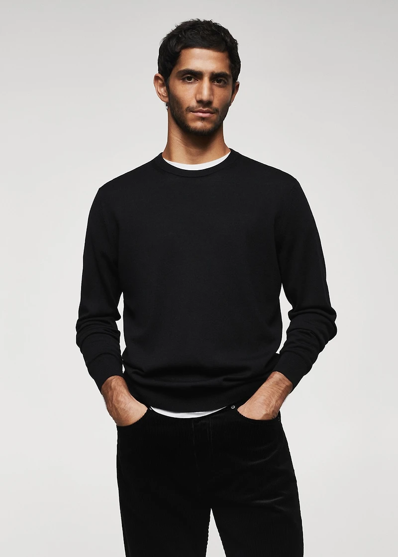 Merino wool washable sweater