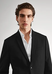 Super slim-fit suit jacket