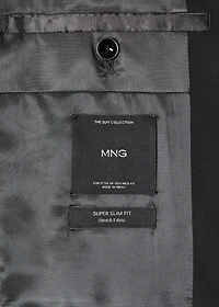 Super slim-fit suit jacket