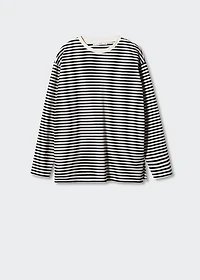 Striped cotton T-shirt
