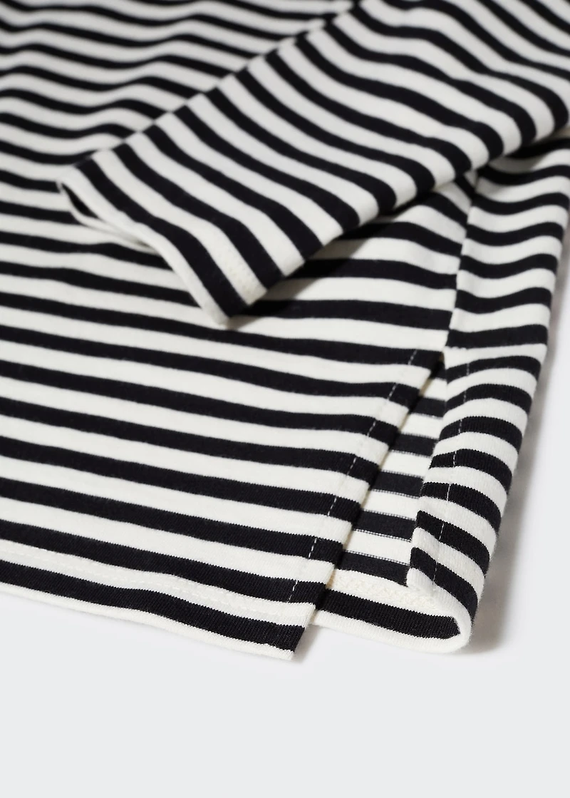 Striped cotton T-shirt