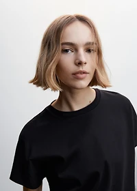 Short-sleeved cotton t-shirt