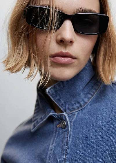 Pocketed denim jacket