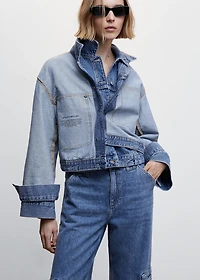 Pocketed denim jacket