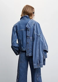 Pocketed denim jacket