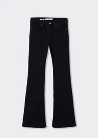 Medium-rise flared jeans