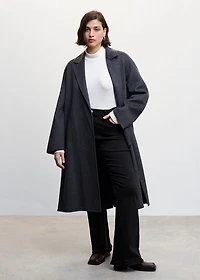 Medium-rise flared jeans