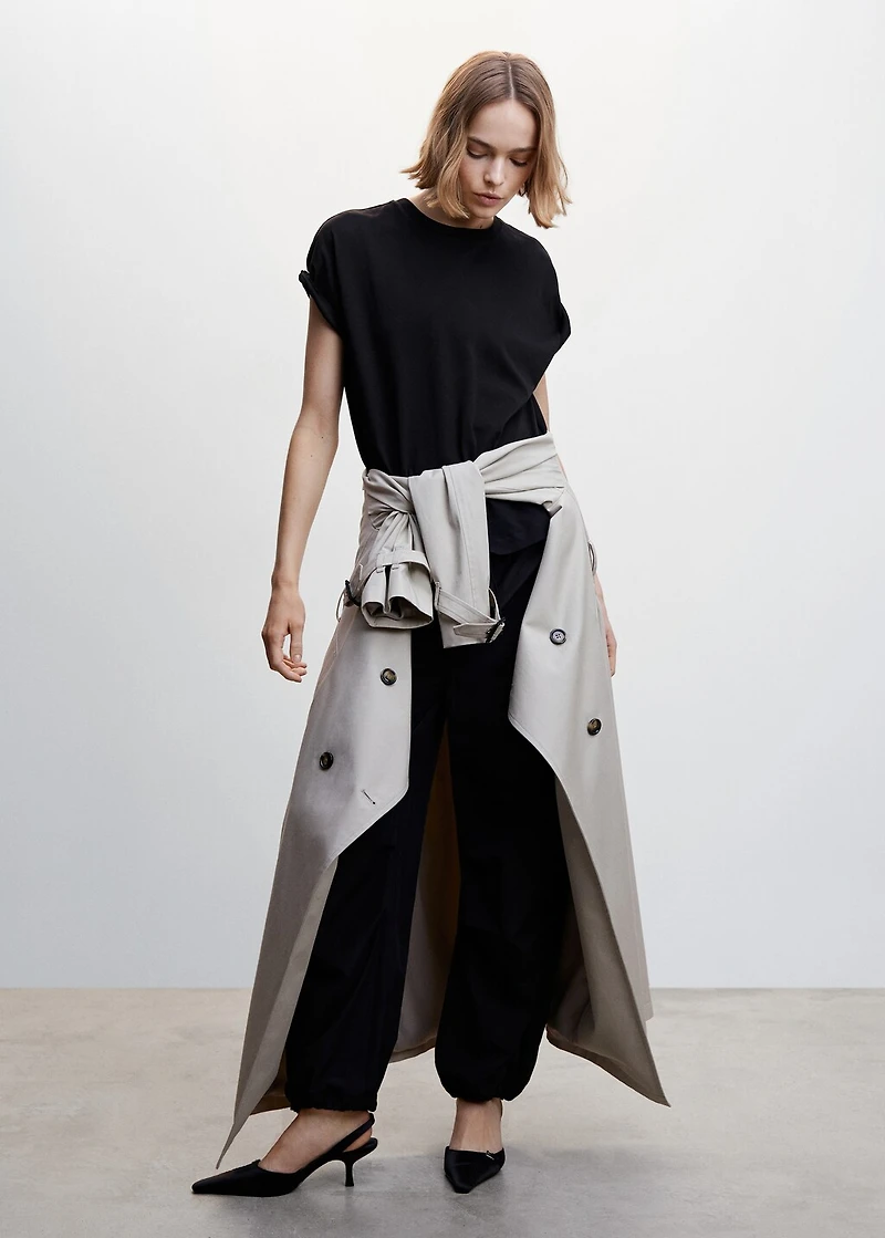 Short-sleeved cotton t-shirt