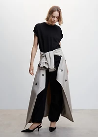 Short-sleeved cotton t-shirt