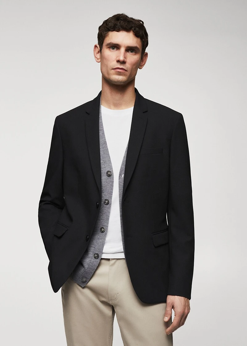 Super slim-fit suit jacket