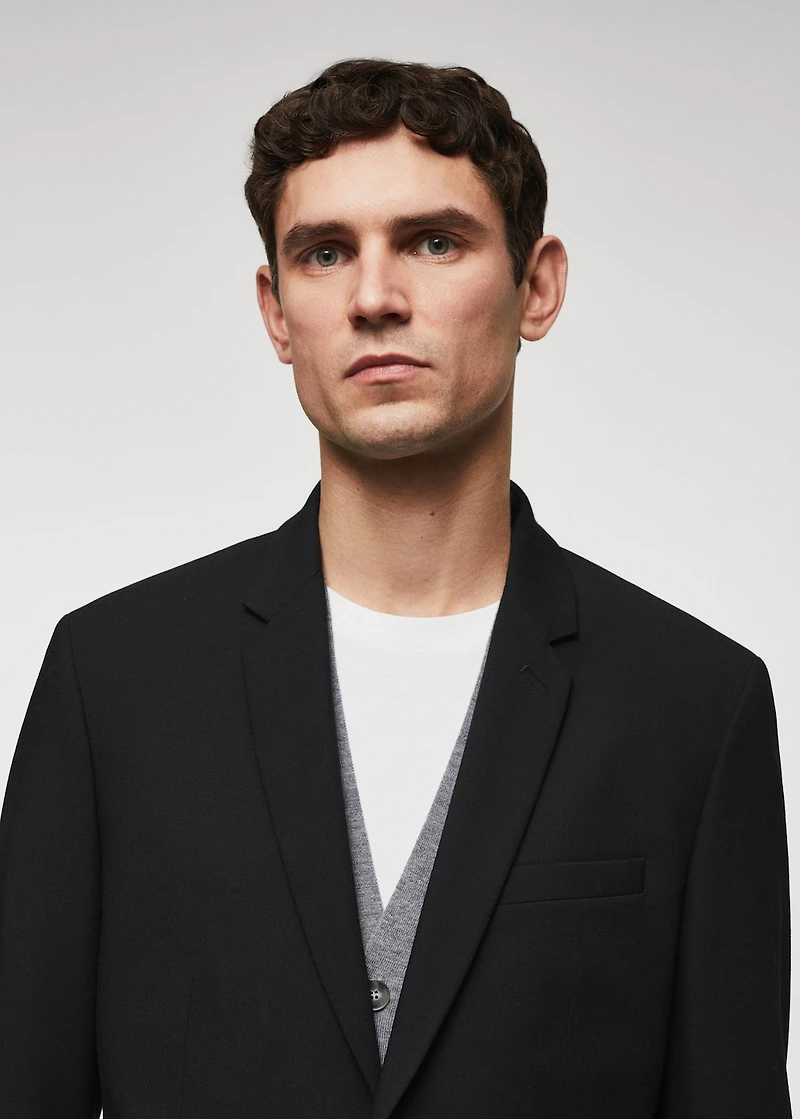 Super slim-fit suit jacket