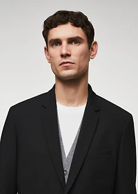 Super slim-fit suit jacket