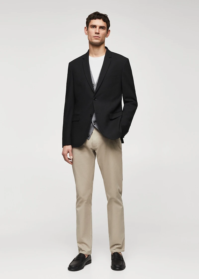 Super slim-fit suit jacket