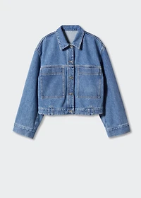 Pocketed denim jacket