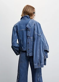 Pocketed denim jacket