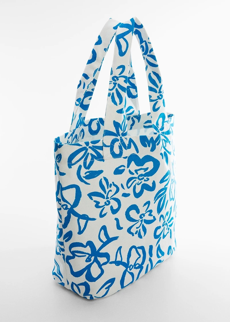 Floral tote bag