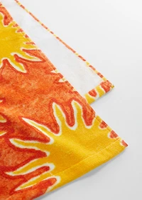 100% cotton printed towel