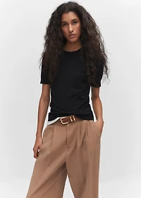 Short sleeve sweater