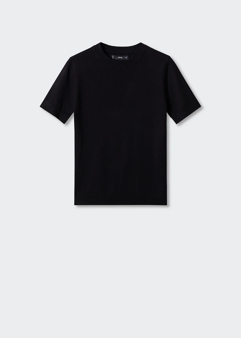 Short sleeve sweater